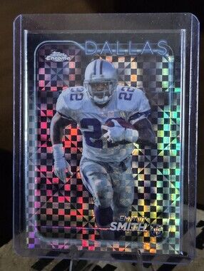 Topps Chrome Holographic Dallas Football Card - Multi-Color Shine
